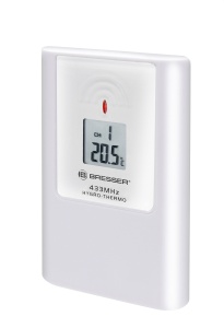 Senzor exterior Bresser 7009995 pentru statii meteo, 3 canale, 433 MHz