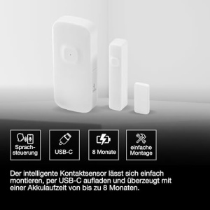 Senzor inteligent LEDVANCE SMART WiFi, interior, alb, reincarcare USB-C - Img 4
