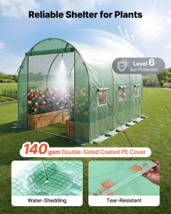 Serra VEVOR 2,93x1,97x1,94 m, cu Sistem de Irigare, Cadru din Otel - Img 5