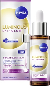 Serum facial NIVEA LUMINOUS630 Skin Glow, 30 ml, efect instant de stralucire