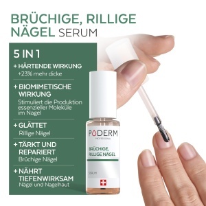 Serum pentru unghii PODERM - 8 ml, tratament regenerant, fara culoare - Img 2