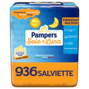 Servetele umede Pampers Sole si Luna, cu extract de musetel, 936 bucati