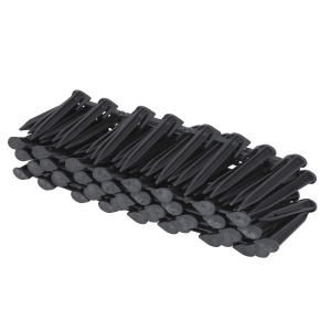 Set 100 Ancore pentru Fixare Cablu Delimitare WORX WA0179, 8.5 cm, Negru - Img 2