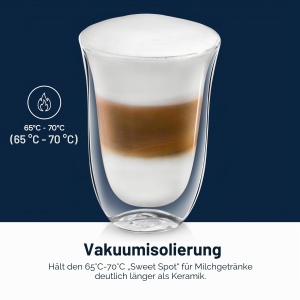 Set 2 Termoglaze DeLonghi DLSC312, Borosilikat, 330 ml, Spalare Automata - Img 5