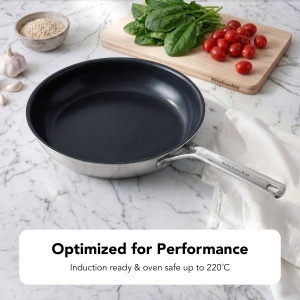 Set 2 Tigai din Inox KitchenAid 2028 cm, Antiaderente, Inductie - Img 7