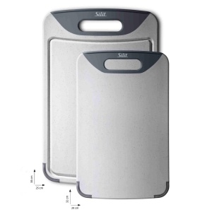 Set 2 tocatoare din plastic Silit, cu maner, 2 dimensiuni, protectie lame, rand pentru lichide - Img 4