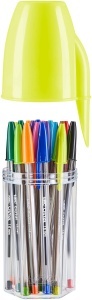 Set 20 Stilouri Colorate BIC Megatubo, 1 mm si 1,6 mm, Diverse Culori - Img 3