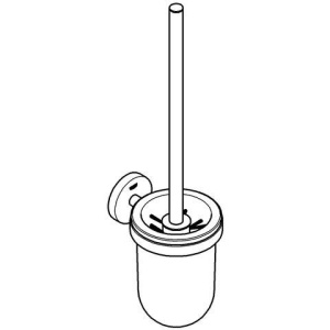 Set 3-in-1 pentru WC GROHE Essentials, montare rapida, cu suport prosoape - Img 4