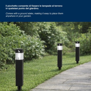 Set 3 Lanterne Solare BEPER P207ILO030 pentru Gradina, IP44, Autonomie 8 Ore - Img 4