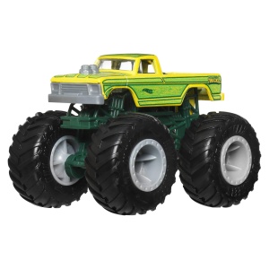Set 4 Masini Hot Wheels Monster Trucks 164 cu Roti Mari, JJT68 - Img 4