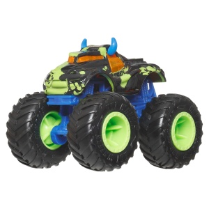 Set 4 Masini Monster Truck Hot Wheels 164 cu Roti Mari si Design Atractiv - Img 2