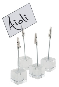 Set 4 Suporturi pentru Carti APS, Acril, 3 cm, 28 x 35 cm, Gri
