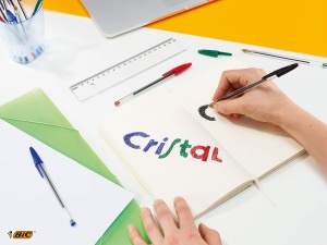 Set 50 Pixuri BIC Cristal Original, Culoare Rosie, Strichstarke 0,4 mm - Img 6
