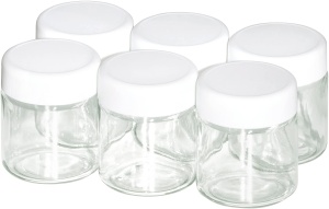 Set 6 Borcane de Iaurt Steba JM 2 Capacitate 0,21L SticlaAlb