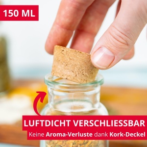 Set 6 Borcane pentru Condimente Westmark cu Capac de Cort, 150 ml, Transparent - Img 4