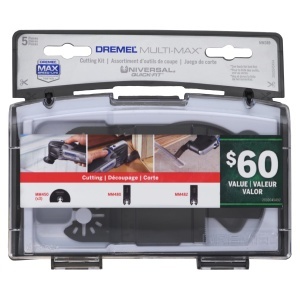 Set accesorii oscilante Dremel MM389, 5 piese, pentru lemn, metal, plastic si rigips