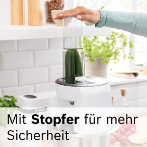 Set accesorii pentru masina de bucatarie Bosch VeggieLove MUZ5VL1, 5 discuri din inox, compatibil cu seriile MUM 2 si MUM 5 - Img 5