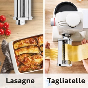 Set accesorii pentru paste Bosch MUZ5PP1, pentru masini de bucatarie Serie 2 si 4, otel inoxidabil - Img 4