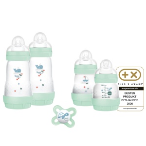 Set Anti-Colic MAM Easy Start, 4 Biberon 0 luni, Culoare Mint - Img 2