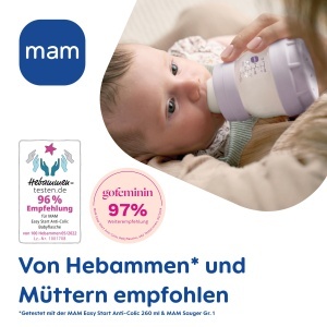 Set Anti-Colici MAM Easy Start 2 Sticle 130ml, 4 Corpuri, 2 Suporturi, Culoare Bej - Img 7