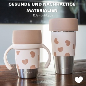 Set Beaba Mini Me, Termoflacon izolat si Canita din otel inoxidabil, 480 ml si 240 ml - Img 7