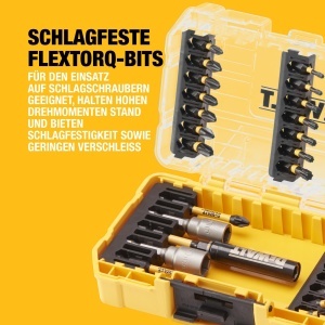 Set Biti si Accesorii DEWALT FLEXTORQ DT70742T-QZ 33 Piese Rezistent la Impact - Img 2