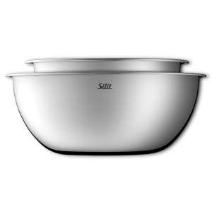 Set boluri bucatarie Silit 2 piese inox multifunctionale stapelabile - Img 2