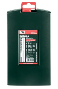 Set burghie pentru beton Metabo SDS-plus Pro 4 Premium, 7 piese, durabilitate ridicata - Img 4