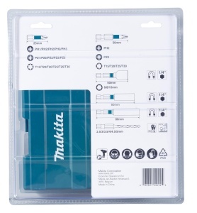 Set burghie si biti Makita B-66896 Impact Black 33 piese calitate premium - Img 3