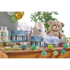 Set Cadou Chicco Natural Sensation - 1 Geanta 100 Bumbac, 1 Saltea Schimbat, 1 Crema 4in1 100ml - Img 2