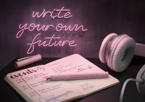 Set cadou Faber-Castell Grip, stilou si pix, culoare coconut milk - Img 2