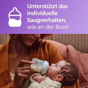 Set cadou pentru bebelusi Philips Avent Natural Response, 2 sticle 260 ml si 2 suzete - Img 2