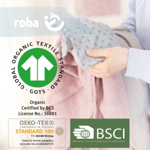Set Cadou pentru Bebelusi roba Organic Lil PLANET - 5 Piese, Gri, Bio Bumbac - Img 12