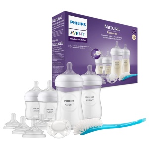Set cadou pentru nou-nascuti Philips Avent Baby Baby Response Natural - Bebelusii cu varsta cuprinsa intre 0 si 12 luni (model SCD838/13)