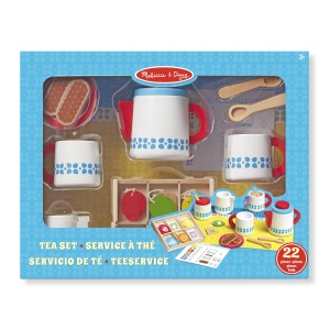 Set ceai din lemn Melissa Doug, pentru 2 persoane, cu accesorii incluse - Img 4