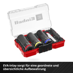 Set chei impact Einhell 5 piese CrMo otel protectie pentru jante aliaj M-CASE - Img 6