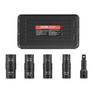 Set chei pentru prezoane VEVOR 12ZTT9 127 mm 4 dimensiuni CR-MO otel cu cutie de depozitare - Img 9