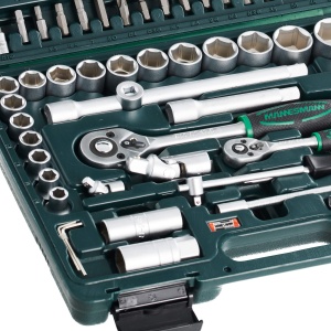 Set chei tubulare Bruder Mannesmann M98410 94 piese otel crom-vanadiu - Img 8