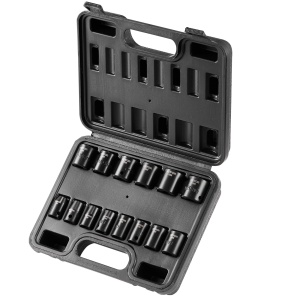 Set chei tubulare VEVOR SX38MST1400 14 piese Cr-Mo 6 puncte pentru reparatii auto - Img 9