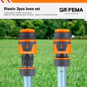 Set Conectori pentru Stropire GRIFEMA, 12, cu Sistem de Oprire a Apei, Orange - Img 6
