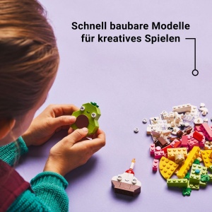 Set Constructie LEGO Classic Kreativ Snack Bauspa 11039, 150 piese, pentru copii 4 - Img 3