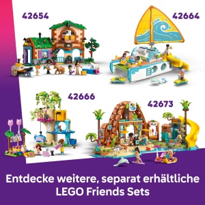 Set Constructie LEGO Friends - Aventuri cu Prietenii, 220 Piese, Masina cu Remorca - Img 7