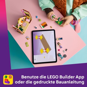 Set Constructie LEGO Friends Glampinghutte 42682 pentru Copii, 295 Piese - Img 7