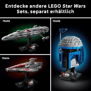 Set Constructie LEGO Star Wars 75407 - Logo 3D pentru Birou, 700 Piese - Img 7