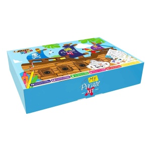 Set Creativ BIC Kids My Pirate Kit - 18 Creioane Colorate, 8 Markere, 12 Creioane de Colorat - Img 2