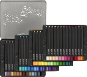 Set Creioane Colorate Faber-Castell Black Edition 100 piese, Ergonomice, Bruchfest - Img 2