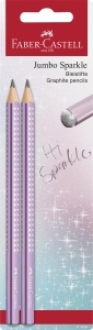 Set creioane Faber-Castell 111683 - 2 Jumbo, culori metallic, ocean, violet, rose - Img 3