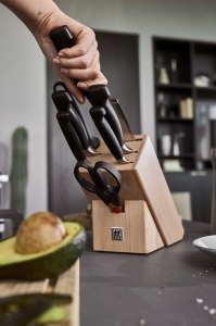 Set cutite ZWILLING Vier Sterne 8 piese otel inoxidabil maner ergonomic negru - Img 8