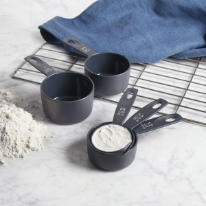 Set de 5 masuri Lacor 67036 BPA-free gradate in ml si cups culoare gri inchis - Img 5