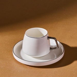 Set de 6 Cesti Cafea Karaca Saturn, Porcelain, 90 ml, Design Elegant - Img 7